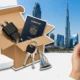 Person setting up DEWA, Wi-Fi, and Emirates ID after moving to Dubai