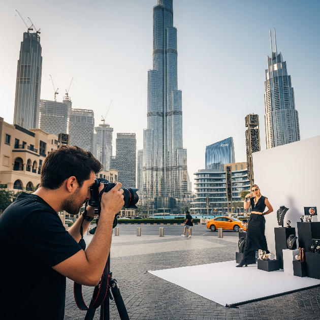 Dubai photographer shooting lifestyle content