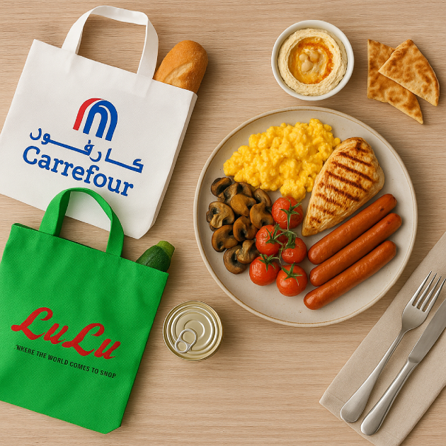 Groceries and dining out in Dubai