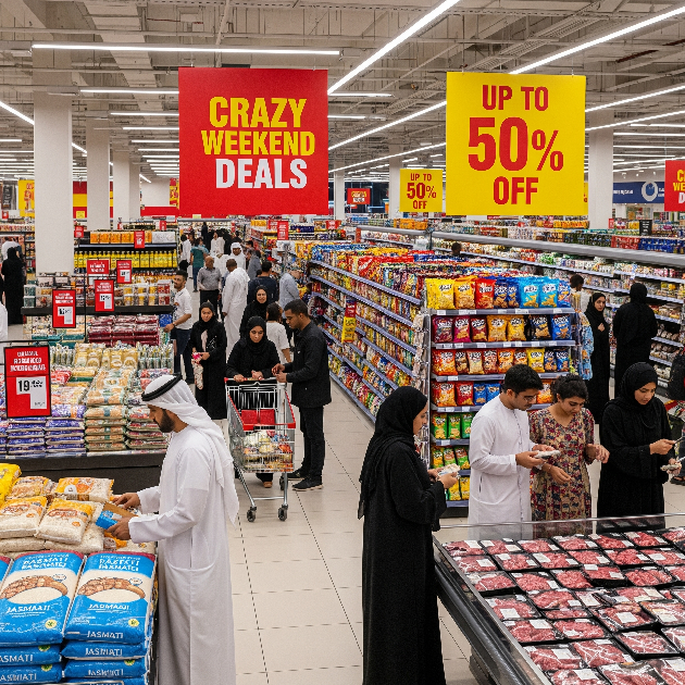 UAE grocery discounts with apps and flyers