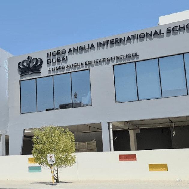 Students at Nord Anglia Dubai engaging in performing arts and innovation projects in a modern school environment