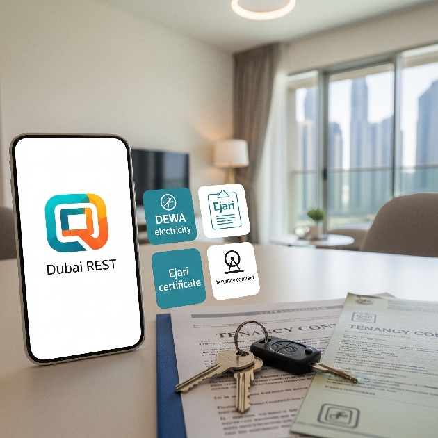 New tenant setting up DEWA and Ejari in Dubai apartment