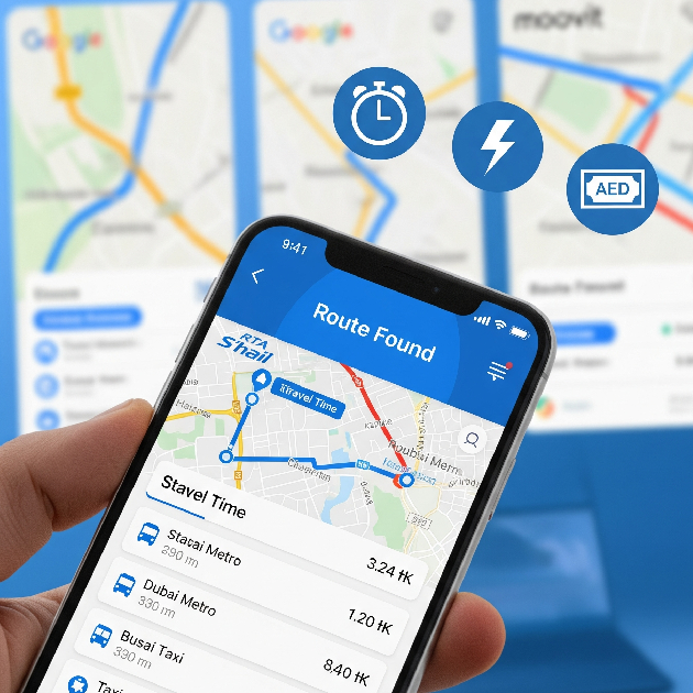 RTA S’hail app for public transport route planning