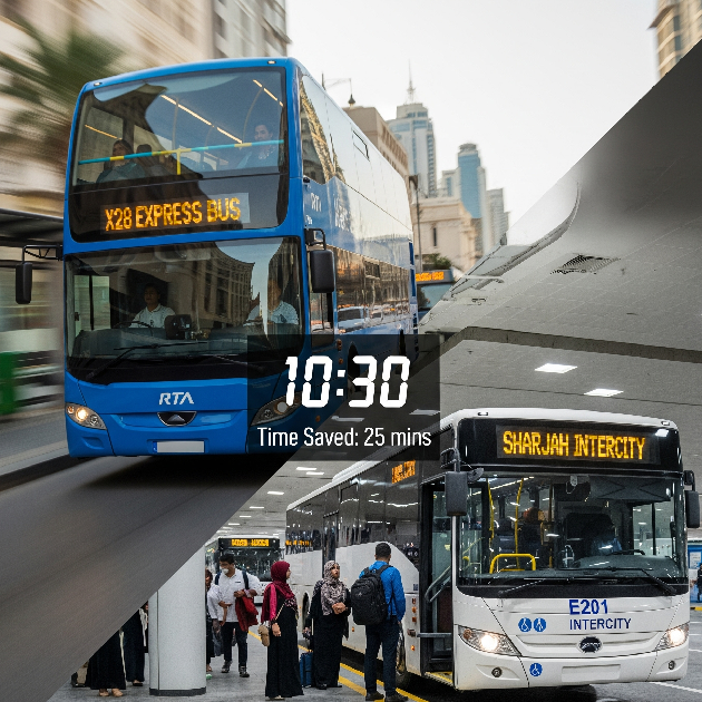 Dubai Express and Intercity Buses for faster commutes